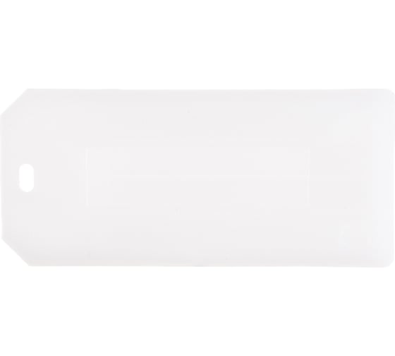 Изображение товара Кабельная бирка REXANT Домик прямоугольный 100 шт белая 07-6231