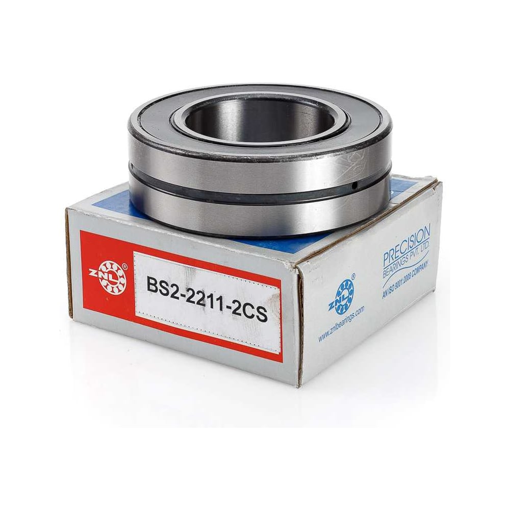 Изображение товара Подшипник радиальный роликовый двухрядный ZNL BS2 2211 2RS 100x55x31 мм