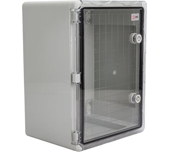 Изображение товара Щит ЭРА ЩМП-П 400х300х220, прозрачная дверь УХЛ1 IP65 IK10, пластиковый Б0052355