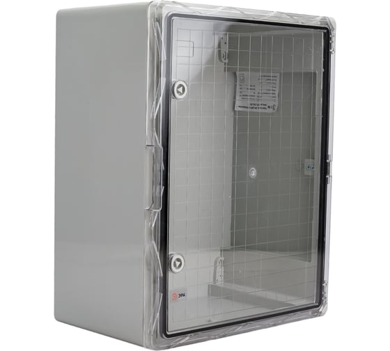 Изображение товара Щит ЭРА ЩМП-П 500х400х240, прозрачная дверь УХЛ1 IP65 IK10, пластиковый Б0052358