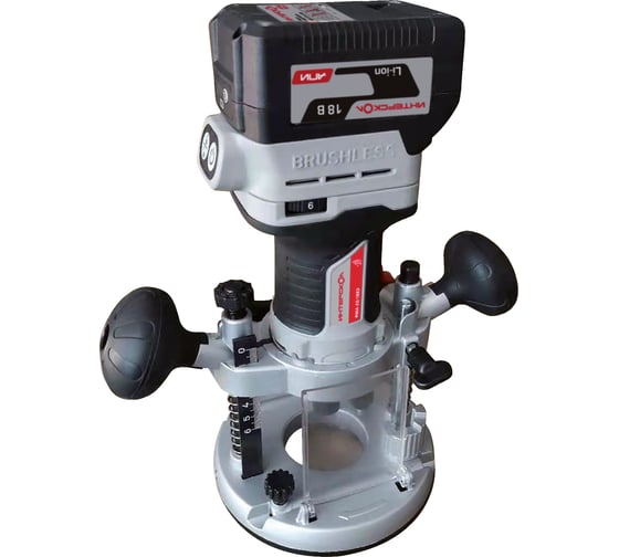 Изображение товара Бесщеточный аккумуляторный фрезер Интерскол ФМА-55/18ВЭ 695.1.0.70