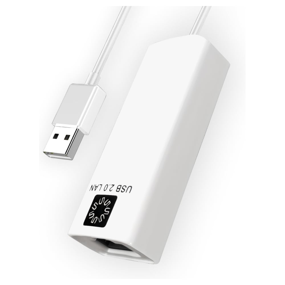 Изображение товара Сетевая карта USB2.0 RJ45 5bites 100 Мбит/с, 10 см, белая