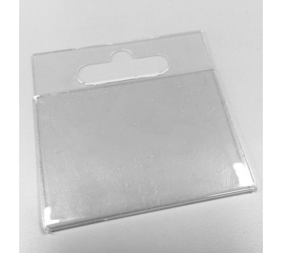 Изображение товара Подвесной ценникодержатель Megaposm 40x60 мм, 100 штук в упаковке ЦД.40.60.НВ.0,3/100