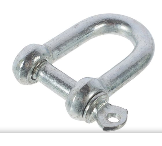 Изображение товара Скоба такелажная прямая для крепления и соединения тросов и цепей нержавеющая сталь А2-70 12 мм, 3 шт. ARNO INDUSTRIES A4BD01200092007