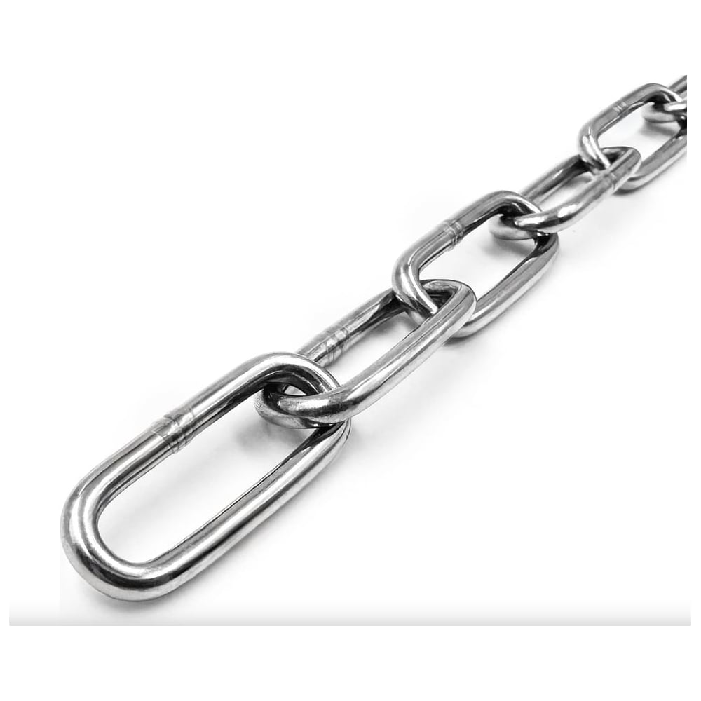 Изображение товара Цепь длиннозвенная ARNO INDUSTRIES AFN301000032898 10 мм, оцинкованная, 1 м