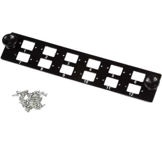 Изображение товара Адаптерная панель LANMASTER на 8 ST/FC адаптеров для кросса LAN-FOB10-1P LAN-FP10-8ST