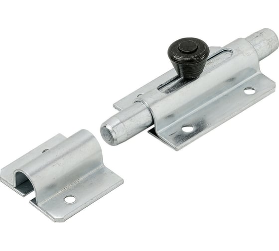 Изображение товара Запор VORMANN ригельный кнопочный 80х36х2 мм, оцинкованный 00227 080 Z