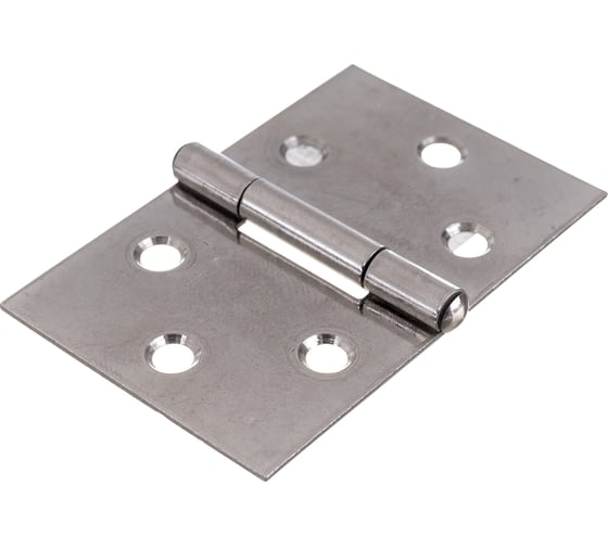 Изображение товара Петля VORMANN прямая широкая 40x60х0,9 мм, нержавеющая сталь 010504040