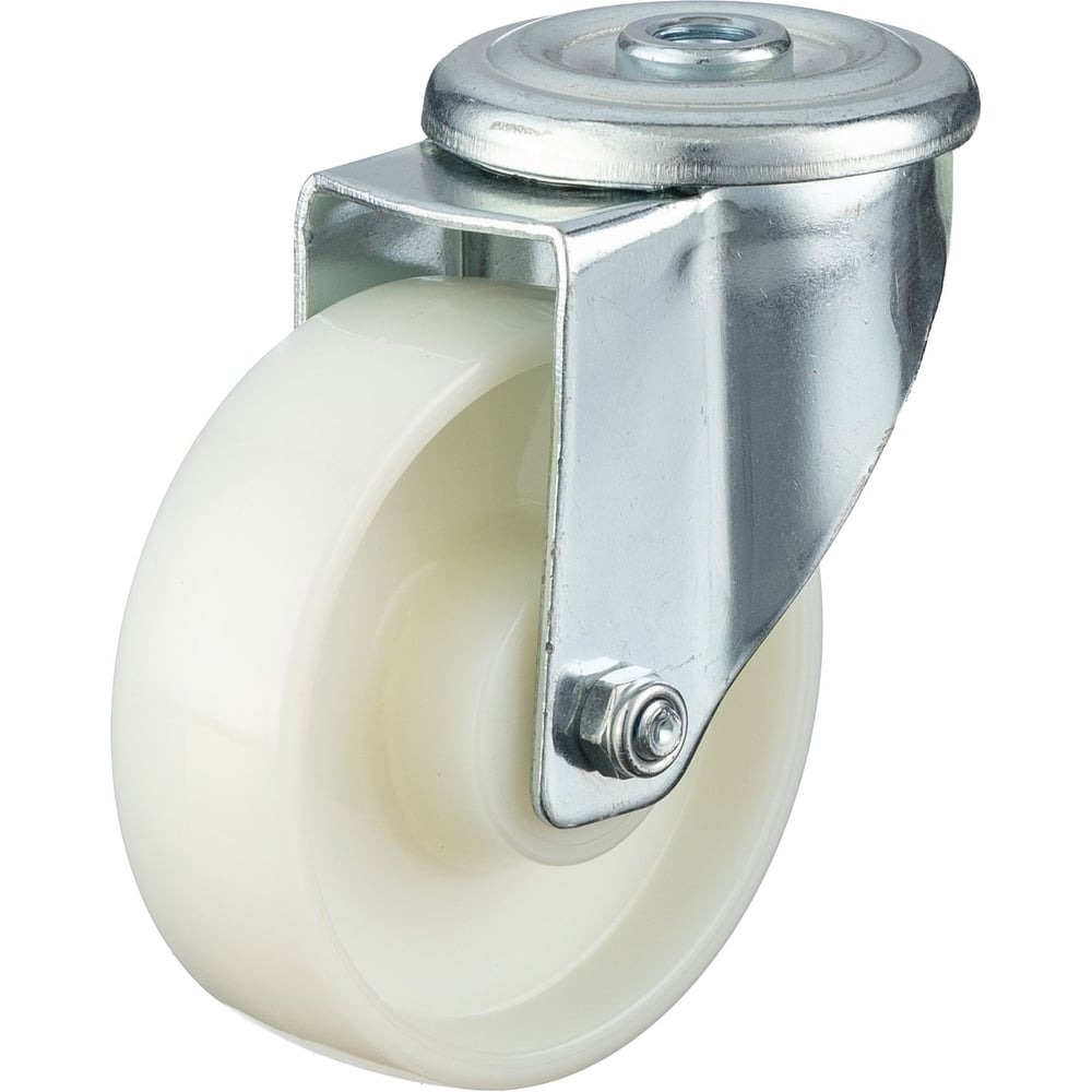 Изображение товара Колесо поворотное с отверстием 12мм, d=125мм, полиамидное, г/п=250кг, СТЕЛЛА-ТЕХНИК N45125PNYD