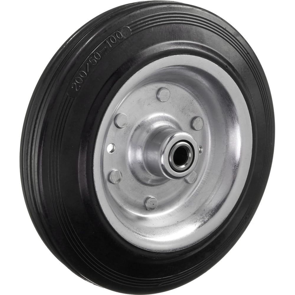 Изображение товара Колесо под ось Стелла-техник грузоподъемностью 230 кг, усиленное, резина, металл