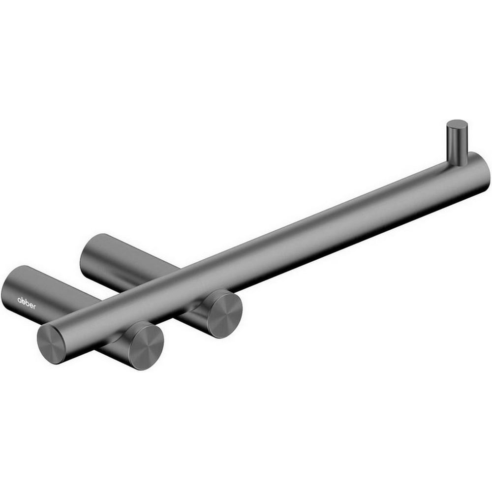 Изображение товара Бумагодержатель ABBER Osten 316 оружейная сталь брашированная AA1831BGG Изображение товара Бумагодержатель ABBER Osten 316 оружейная сталь брашированная AA1831BGG