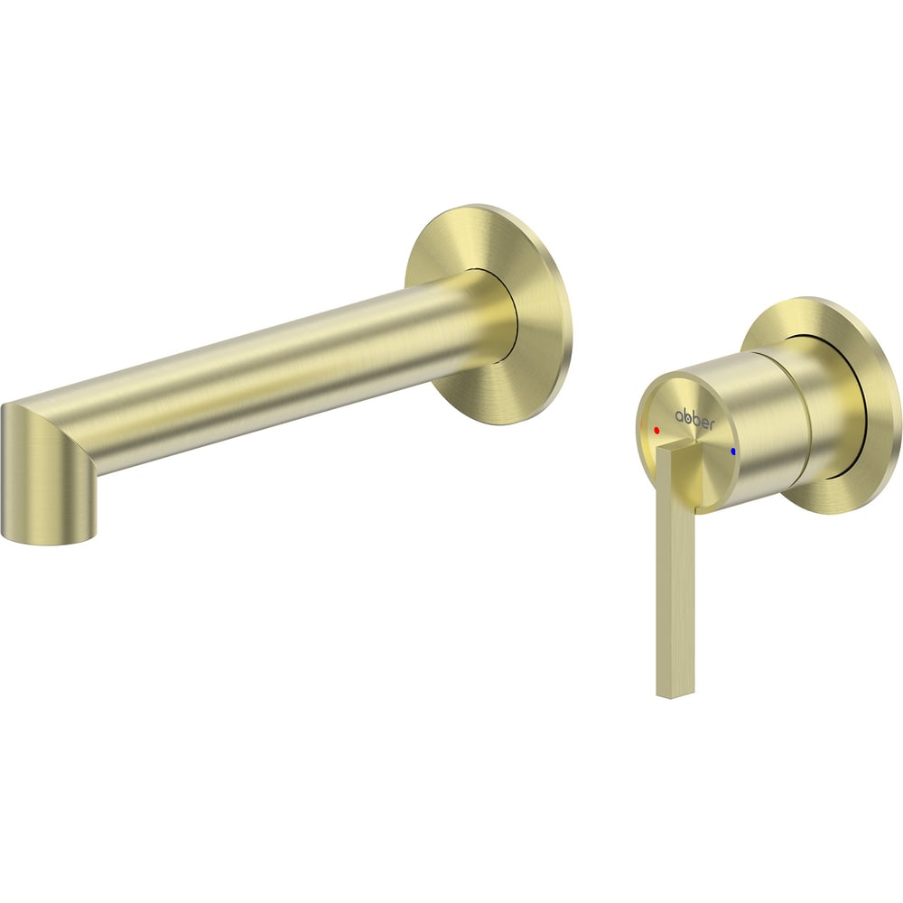 Изображение товара Смеситель ABBER Perfekte 316 скрытый монтаж для раковины, золото брашированное AF8A12BG