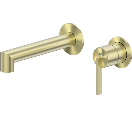 Изображение товара Смеситель ABBER Perfekte 316 скрытый монтаж для раковины, золото брашированное AF8A12BG