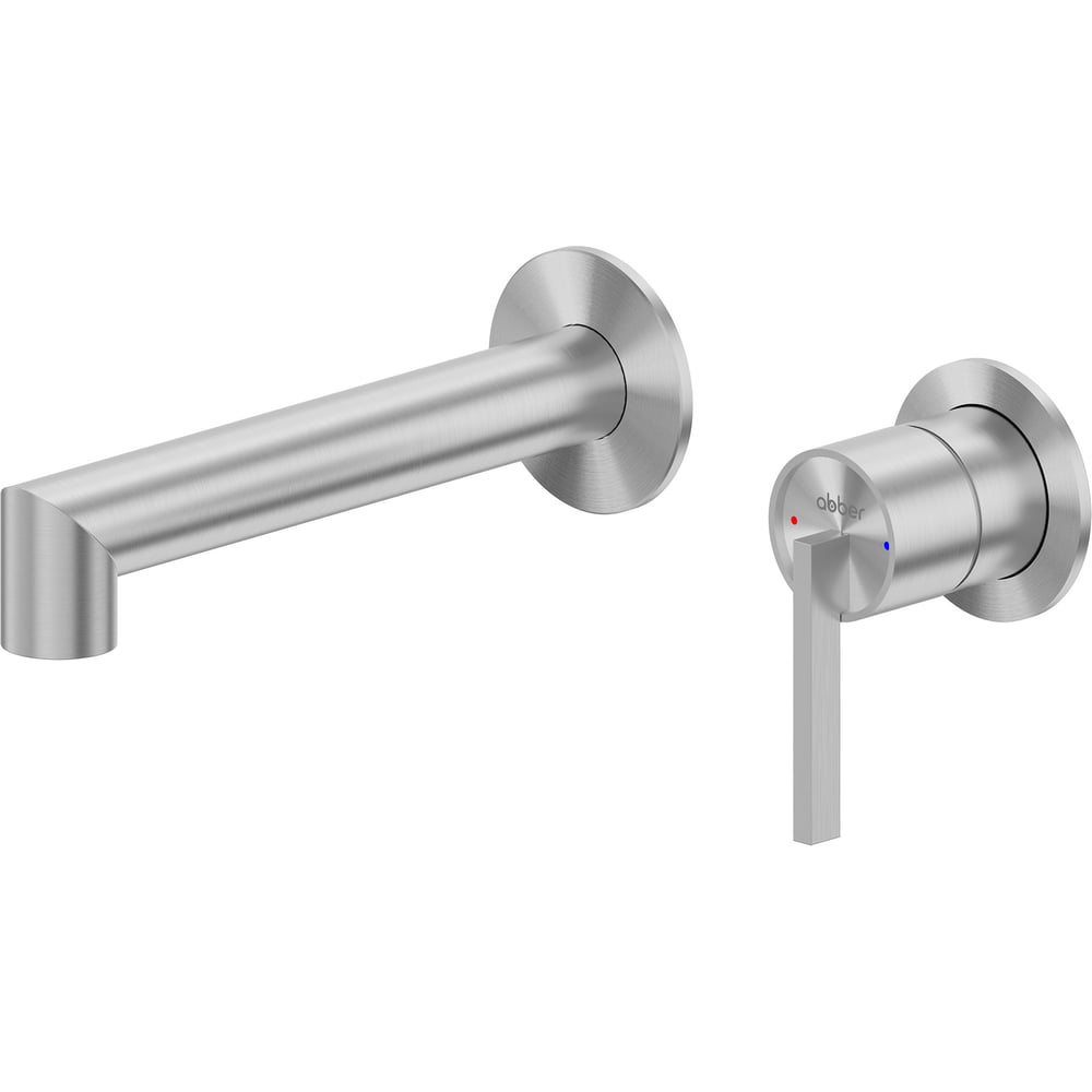 Изображение товара Смеситель ABBER Perfekte 316 скрытый монтаж для раковины, сталь брашированная AF8A12BST