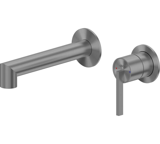 Изображение товара Смеситель ABBER Perfekte 316 скрытый монтаж для раковины, оружейная сталь брашированная AF8A12BGG