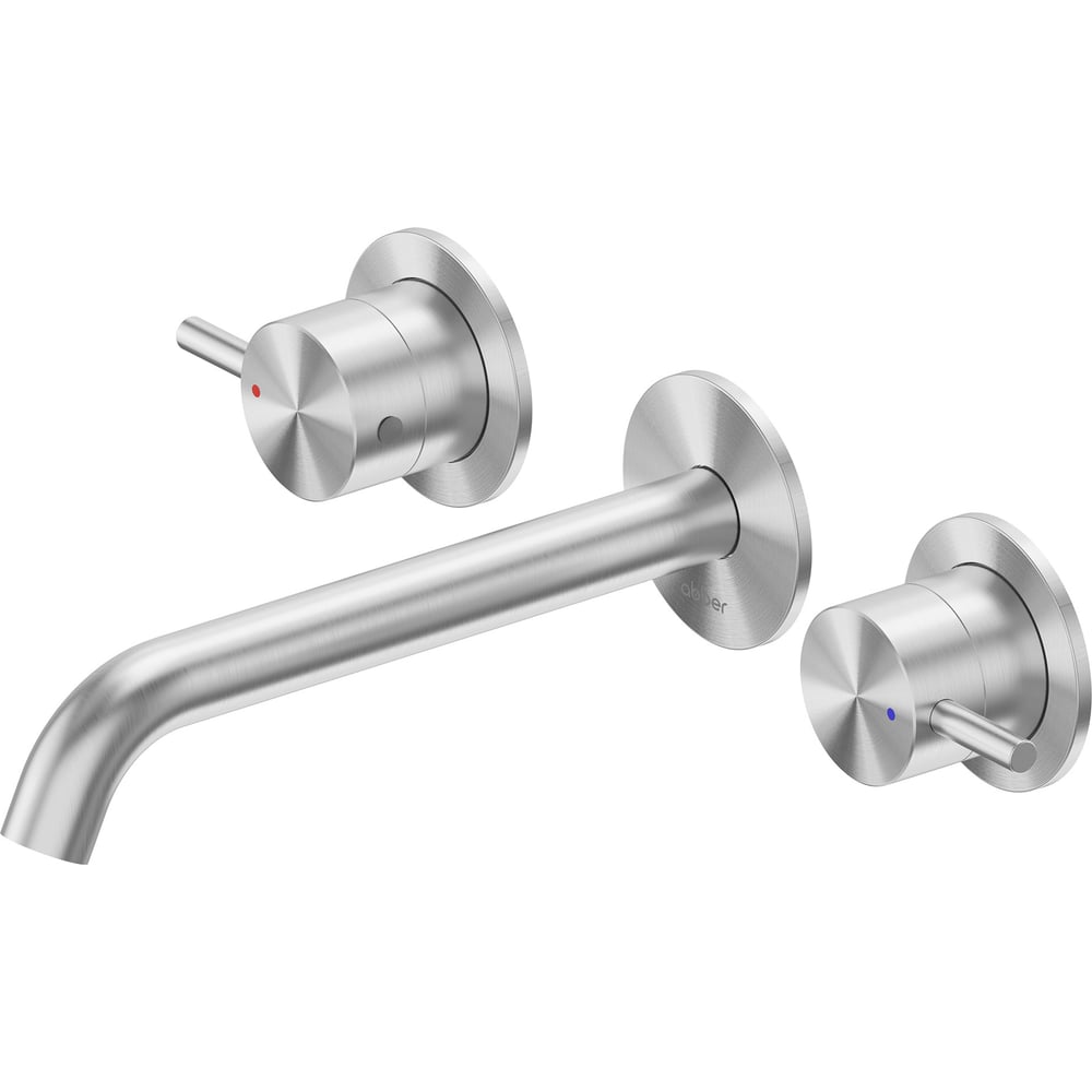 Изображение товара Смеситель ABBER Wasser Kreis 316 для раковины скрытого монтажа, сталь брашированная AF81123BST-L