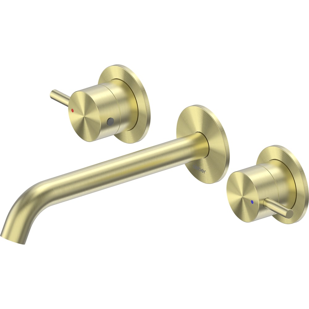 Изображение товара Смеситель ABBER Wasser Kreis 316 для раковины скрытого монтажа, золото брашированное AF81123BG-L