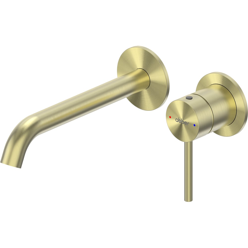 Изображение товара Смеситель ABBER Wasser Kreis 316 для раковины скрытого монтажа, золото брашированное AF8112BG-M