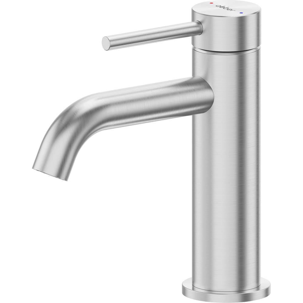 Изображение товара Смеситель ABBER Wasser Kreis 316 для раковины, сталь брашированная AF8110BST
