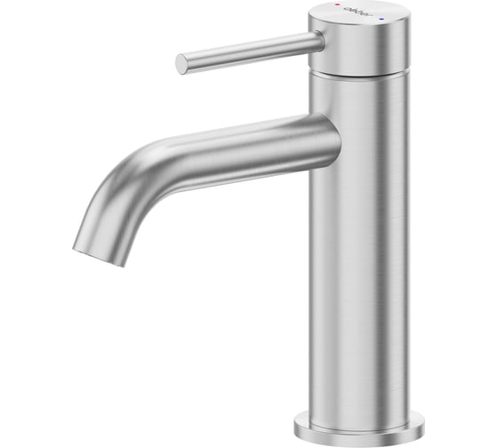 Изображение товара Смеситель ABBER Wasser Kreis 316 для раковины, сталь брашированная AF8110BST