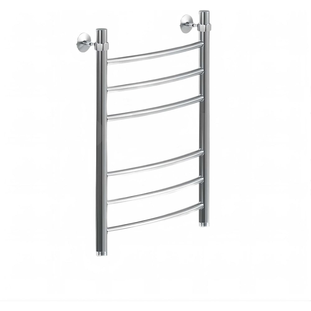 Изображение товара Полотенцесушитель нержавеющий 600x500 хром с диагональным подключением