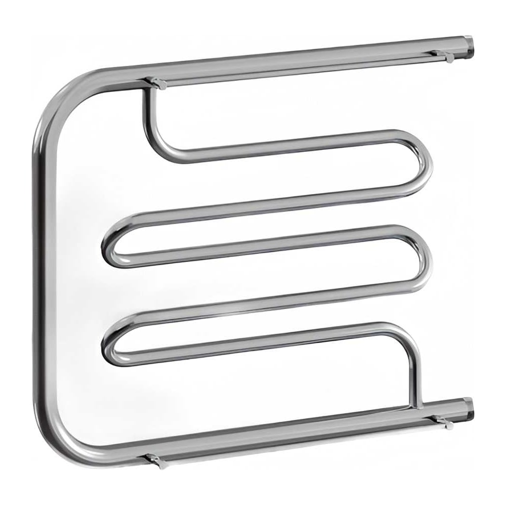 Изображение товара Полотенцесушитель нержавеющий с полкой ПМ-2 600х500 1'' хром