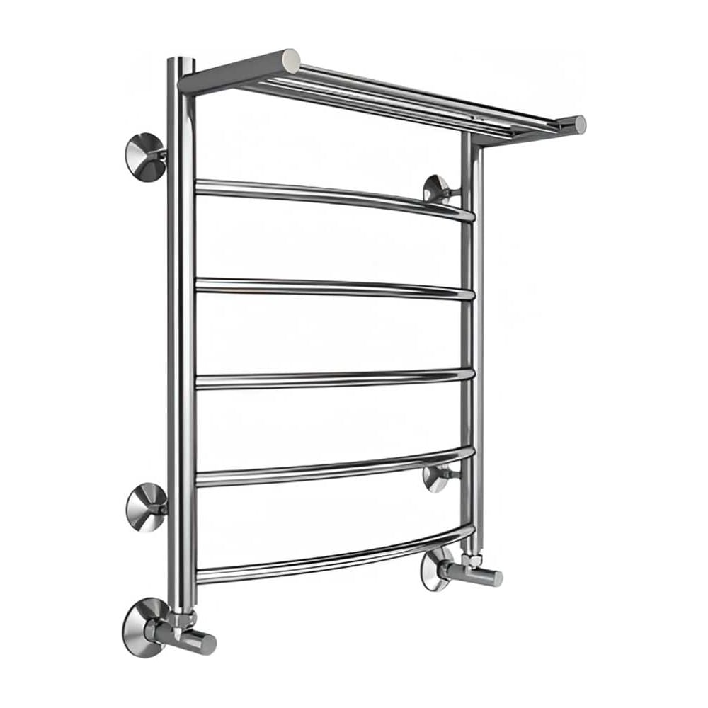 Изображение товара Полотенцесушитель нержавеющий с полкой 500х600 П6 СанТех водяной хром