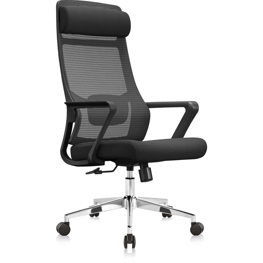 Изображение товара Кресло компьютерное GRAMBER черное с регулировкой и подлокотниками D02