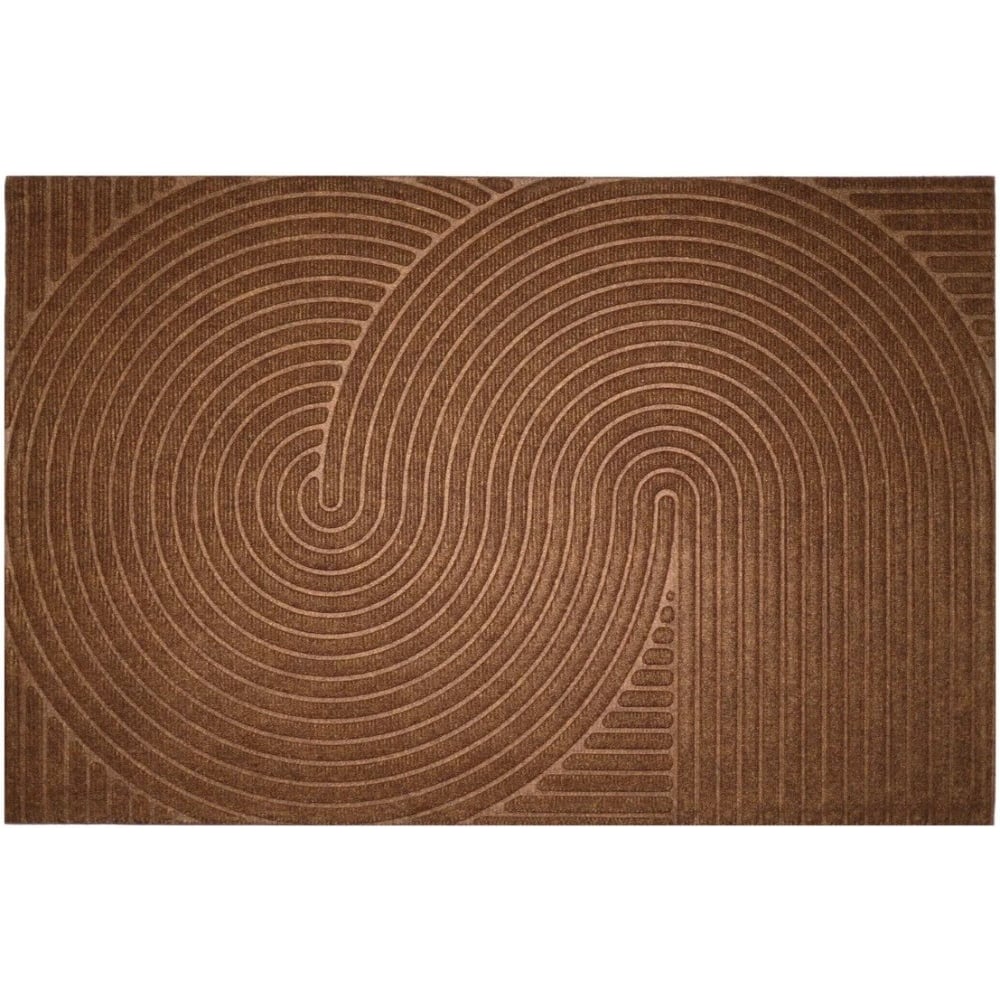 Изображение товара Влаговпитывающий придверный коврик 120х90 коричневый Blabar