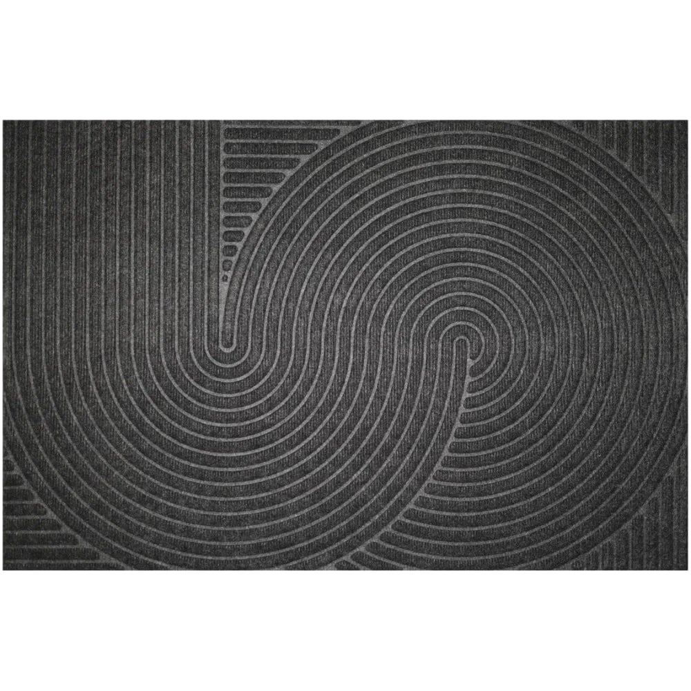 Изображение товара Коврик придверный влаговпитывающий Blabar 90х60, серый 93732