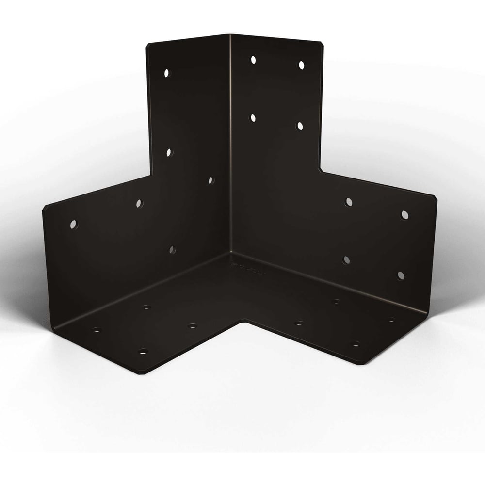 Изображение товара Коннектор для бруса 100х100 мм угловой листовой черный LUVON 00059 2 шт