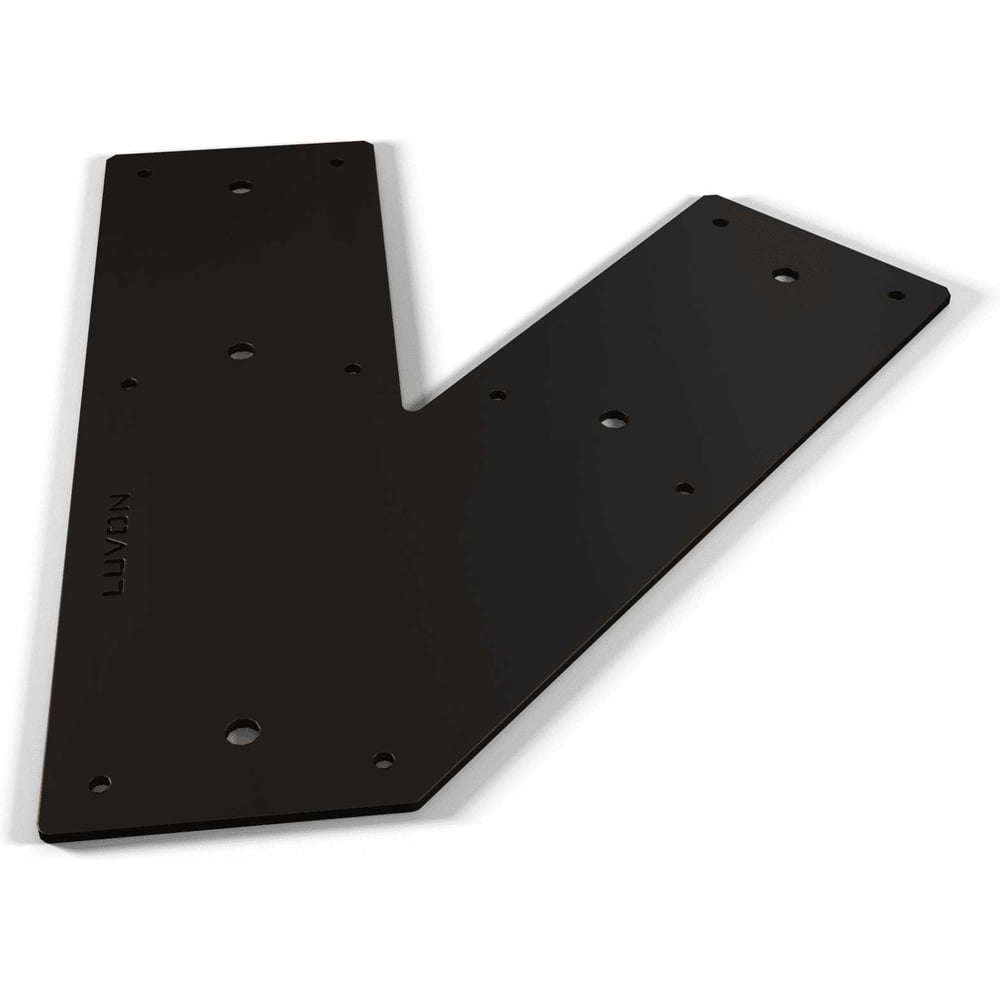 Изображение товара Коннектор для бруса LUVON 100х100 мм, уголок листовой 45 градусов, черный, 2 шт 00062