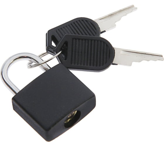 Изображение товара Навесной замок TUNDRA для чемодана, малый, черный 2580461