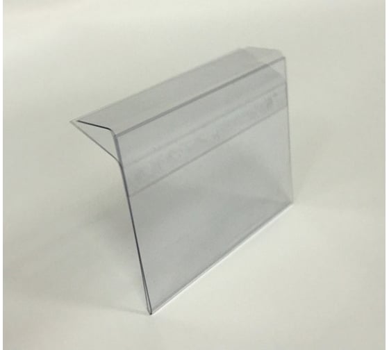 Изображение товара Ценникодержатель на стекло Megaposm 40x60 мм, 10 штук в упаковке ЦД.40.60.СП.0,5/10