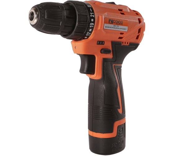 Изображение товара Аккумуляторная дрель-шуруповерт Союз ДШС-12П1