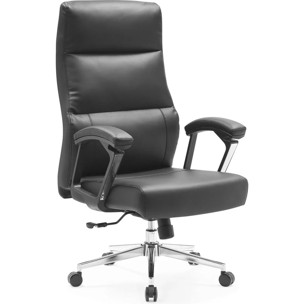 Изображение товара Компьютерное кресло GRAMBER D11 черное с хромом регулируемое