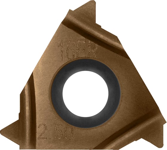 Изображение товара Пластина токарная сменная неперетачиваемая Carbon IT16ER250ISO6036 для точения наружней резьбы 899063