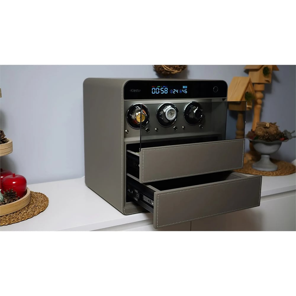 Изображение товара Сейф мебельный KlestO Smart JSM3 дымчатый серый