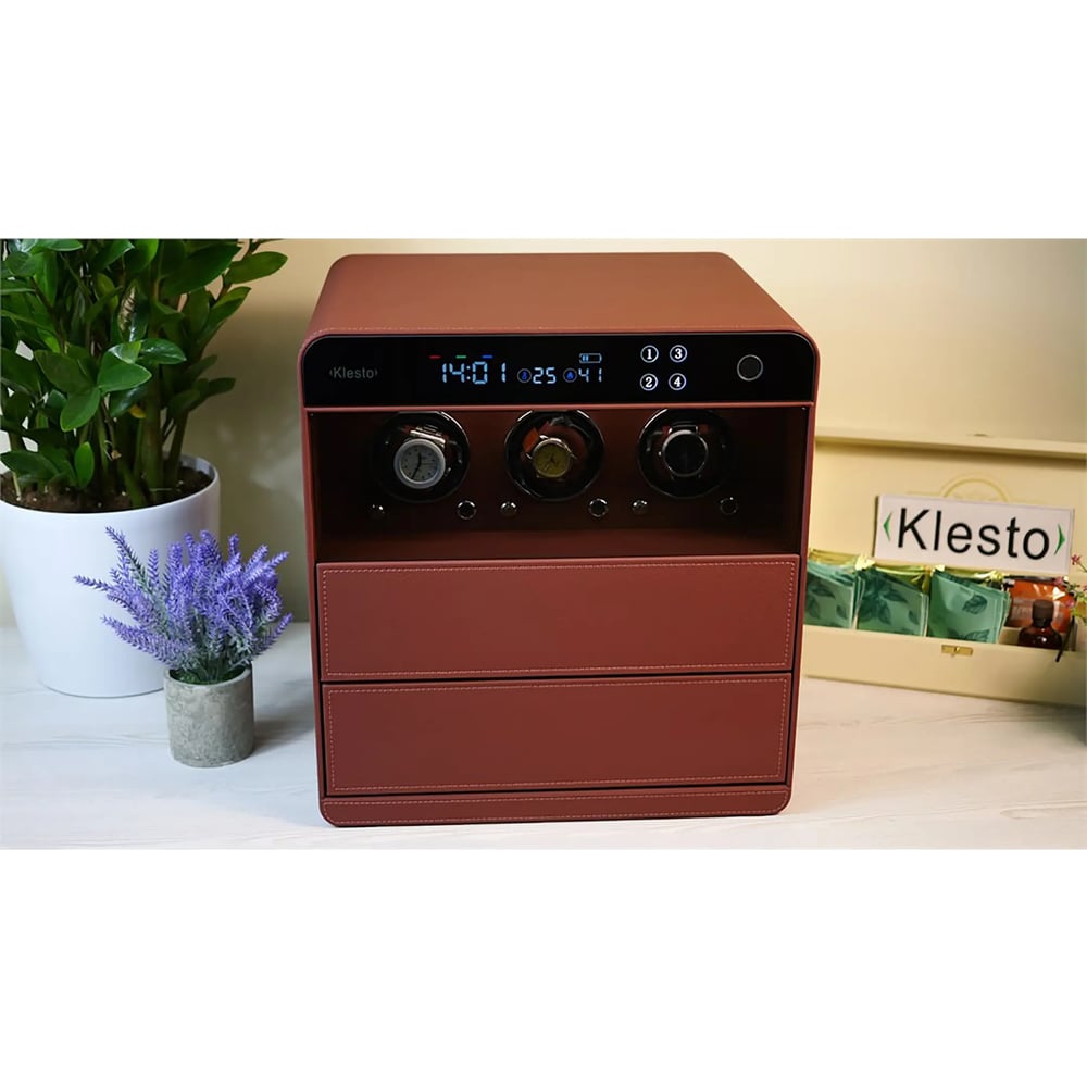 Изображение товара Мебельный сейф KlestO Smart JSM3 кожзам и металл современные замки