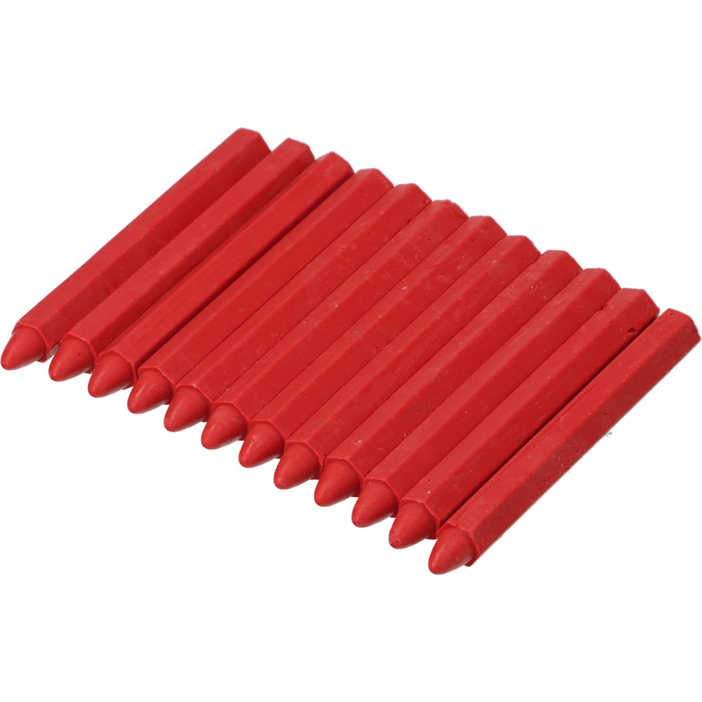 Изображение товара Мел разметочный FASTER TOOLS красный 12 шт FT263-02