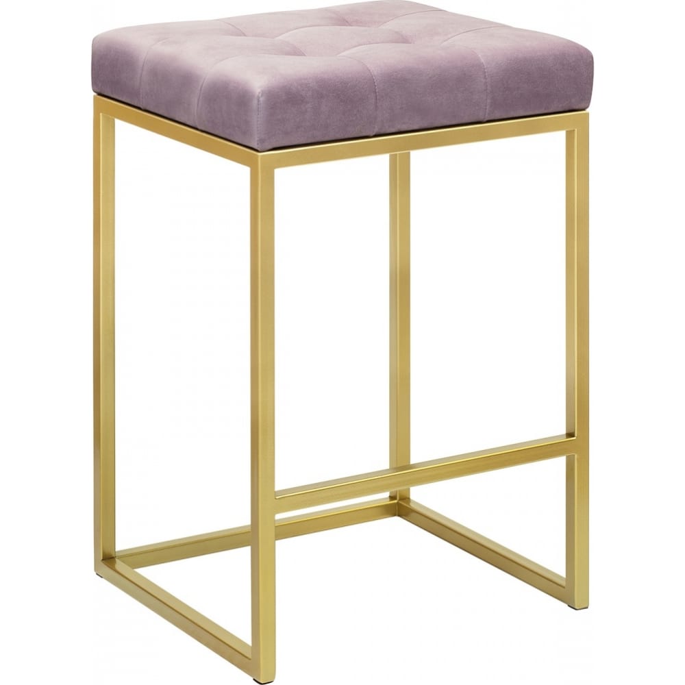 Купить Полубарный стул GreenWeen, SOHO, золотой/пыльно-розовый