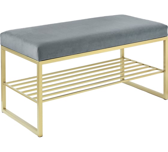 Изображение товара Банкетка GreenWeen RUBY MINI золотой/светло-голубой GW-RUBYMINI-LB-850G