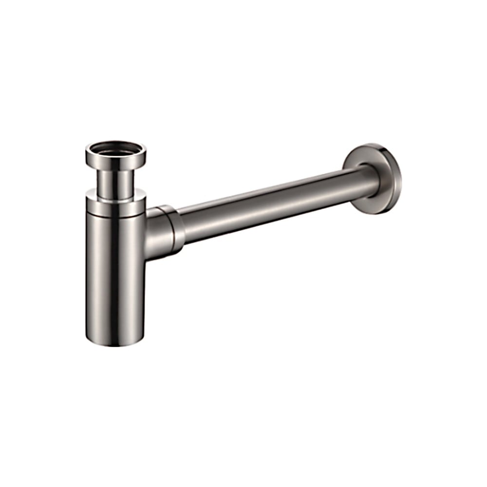 Изображение товара Сифон для раковины FRAP F82-5 латунь сатин универсальный монтаж