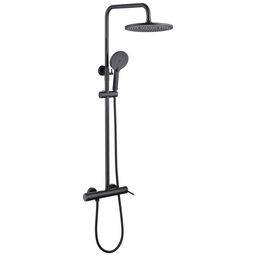 Изображение товара Душевая стойка ABBER Emotion AF8816BL черный матовый современная регулировка