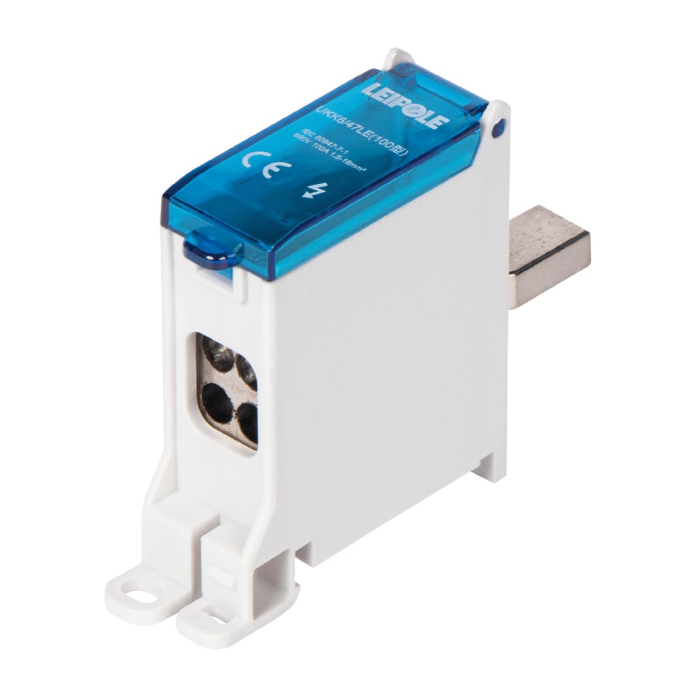 Изображение товара Распределительная коробка Leipole 63А 690В на DIN-рейку UKK6/47LE/4x10 5012.025