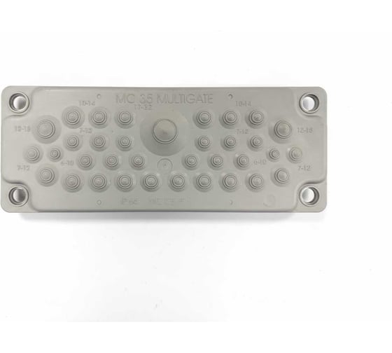 Изображение товара Кабельный мембранный ввод Leipole 6-10мм*2, 12-18мм*2, 7-12мм*14, 10-14мм*16, 17-32мм*1 MC35 9014.119