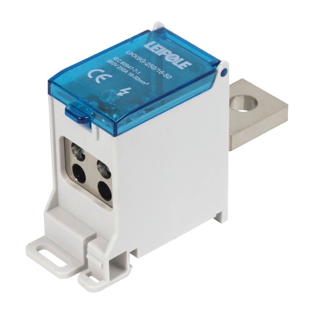 Изображение товара Распределительный блок Leipole UKK6G-250/16-50/4x16 250А, DIN-рейка