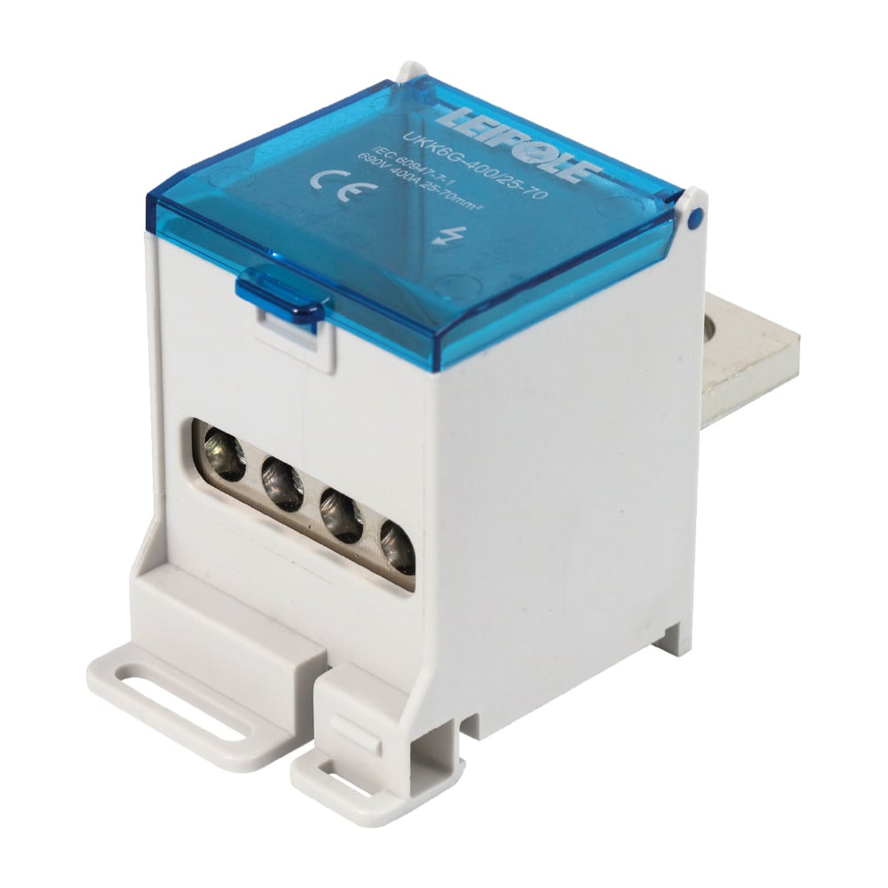 Изображение товара Распределительный блок Leipole UKK6G-400/25-70/4x16 5012.049 400А 690В на DIN-рейку