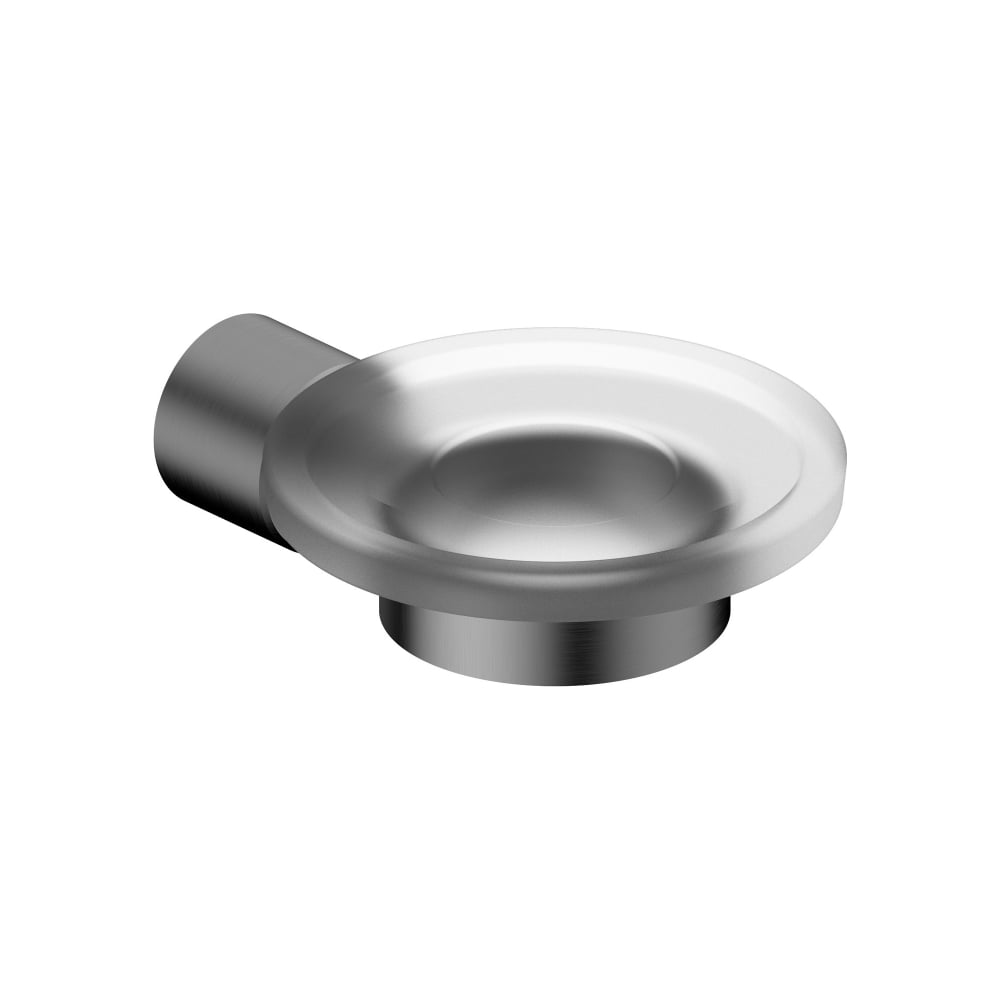 Изображение товара Мыльница ABBER с держателем Osten 316 оружейная сталь брашированная AA185A8BGG