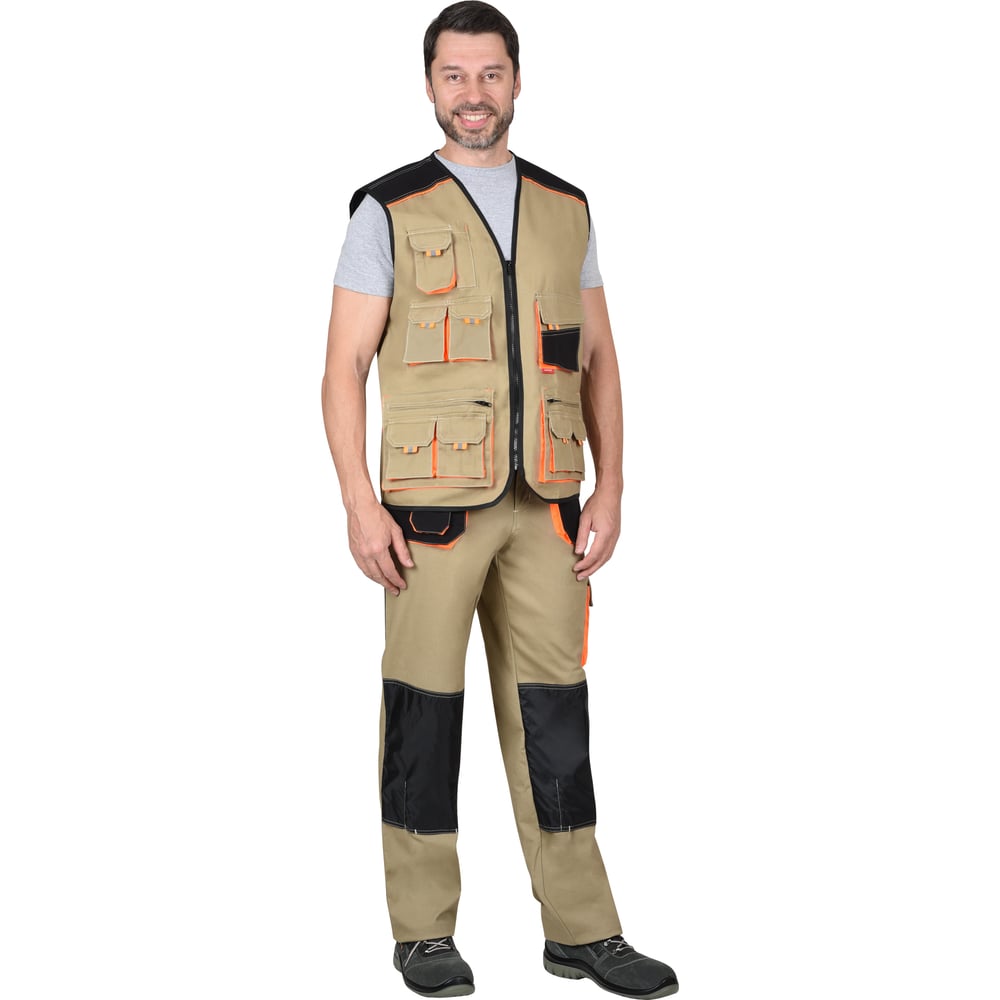 Изображение товара Жилет СИРИУС МАНХЕТТЕН мужской песочный с капюшоном водоотталкивающий